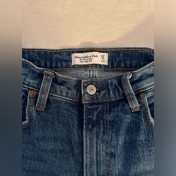 Women Abercrombie Jeans The '90s Straight Ultra High Rise - Picture 9 of 9